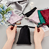 20Pcs 5 Colors Rectangle Velvet Packing Pouches TP-NB0001-51-3
