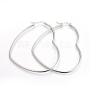 Tarnish Resistant 201 Stainless Steel Hoop Earrings EJEW-A052-09A-1