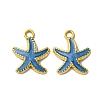 304 Stainless Steel Enamel Pendants X1-STAS-L299-19G-05-1