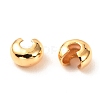 Brass Crimp Beads Covers X-KK-F824-036C-G-2