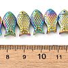 Electroplate Glass Beads Strands EGLA-C007-05D-4