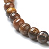 Natural Tiger Eye Beaded Stretch Bracelets BJEW-D446-A-29-3