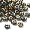 Transparent Resin Rondelle European Beads RESI-S023-29-1