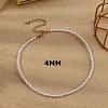 Plastic Imitation Pearl Round Beaded Necklaces for Women WGF0340-07-1
