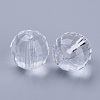 Transparent Acrylic Beads X-TACR-Q254-8mm-V01-3