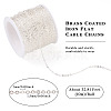 Brass Coated Iron Flat Cable Chains CH-TAC0007-01S-4
