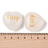 Natural Quartz Crystal Heart Engraving MBTI Figurines Statues for Home Office Desk Decorations X1-G-K353-05O-3