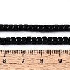 Opaque Solid Color Glass Beads Strands GLAA-N026-2x4mm-11-4