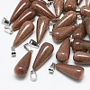 Synthetic Goldstone Pendants G-T081-16-1