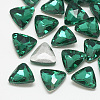 Pointed Back Glass Rhinestone Cabochons RGLA-T087-10mm-15-1