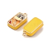 Alloy Enamel Pendants X-PALLOY-R155-01G-05-2