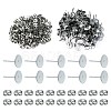 100Pcs 304 Stainless Steel Stud Earring Findings STAS-YW0001-43C-1