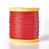 Round Waxed Polyester Cord YC-E004-0.65mm-N601-1