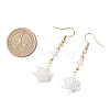 Glass Seed Beads Dnagle Earrings EJEW-MZ00501-01-4