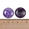 Natural Amethyst Cabochons G-H1596-FR-25mm-11-3