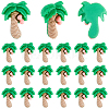 60Pcs Coconut Tree Resin Cabochons FIND-SC0024-03-7
