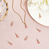 8Pcs 2 Style Brass Enamel Charms KK-BBC0020-37-3