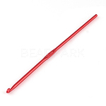 Random Single Color Aluminum Crochet Hooks, Single Color per Bag, Pin:  4.5mm, 148x4.5mm