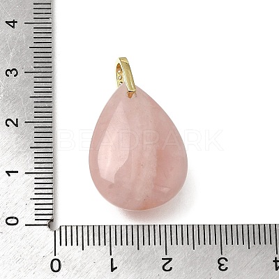 Natural Rose Quartz Pendants GG-CBA7610-07G-09-1