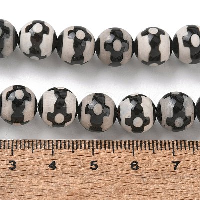 Tibetan Style dZi Beads Strands GG-CBA3DA1-05-1