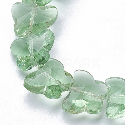 Transparent Glass Beads GLAA-Q066-10mm-B12-1