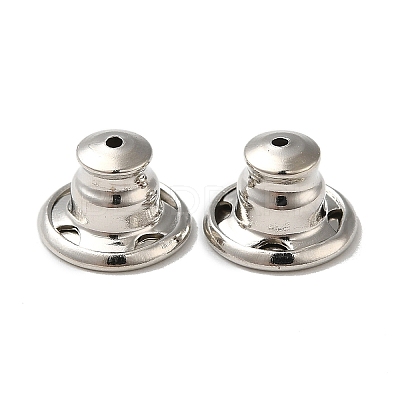 Rack Plating Brass Ear Nuts KK-G480-06P-1