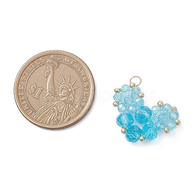 Glass Pendantns PALLOY-MZ01145-02-1