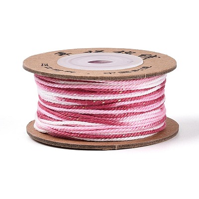 30M Segment Dyed Macrame Cotton Cord OCOR-T018-01H-1