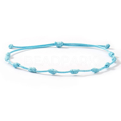 Adjustable Polyester Cord Braided Bracelets for Friendship Couple UP1845-6-1