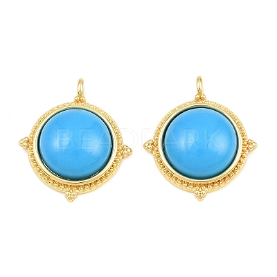 Dyed Synthetic Turquoise Pendants GG-CBA110A-03G-1