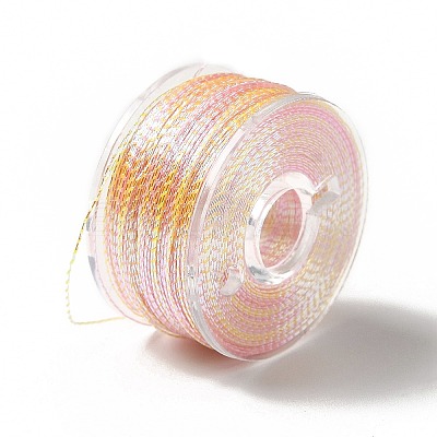 25 Rolls Polyester Metallic Threads OCOR-E026-05-1