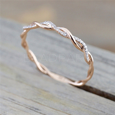 Alloy and Crystal Rhinestone Finger Rings FS-WGF6D8C-11-1
