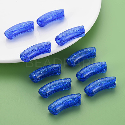 Transparent Crackle Acrylic Beads CACR-S009-001B-N86-1