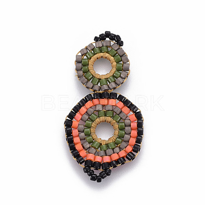 MIYUKI & TOHO Handmade Japanese Seed Beads Links SEED-A027-G23-1