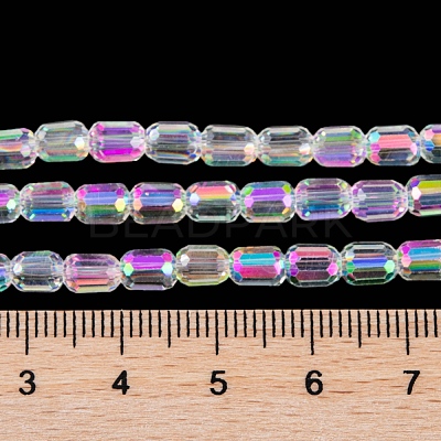 Electroplate Glass Beads Strands X-EGLA-D031-01-01-1