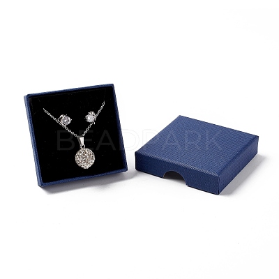 Paper with Sponge Mat Necklace Boxes OBOX-G018-01A-05-1