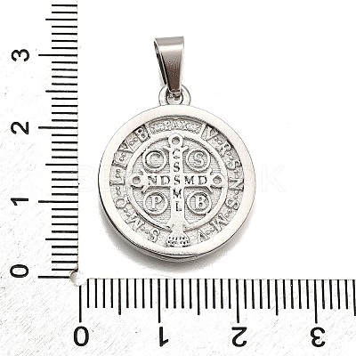 304 Stainless Steel Pendants STAS-B086-10E-P-1