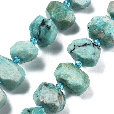 Natural Amazonite Bead Strands G-H038-22-1
