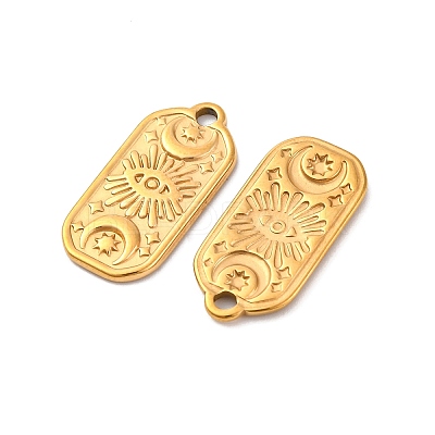 Ion Plating(IP) 304 Stainless Steel Pendants STAS-E182-10G-1