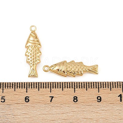 Ocean Theme Brass Pendants KK-F902-07J-G-1