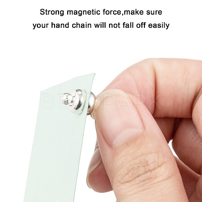 Brass Magnetic Clasps with Loops X-KK-H361-S-1