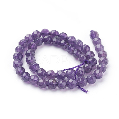 Natural Amethyst Beads Strands G-C073-10mm-3-1