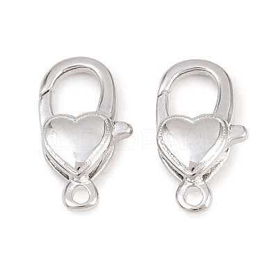 Brass Lobster Claw Clasps KK-H287-08H-P-1