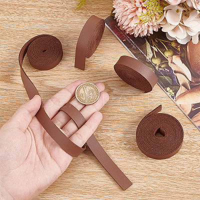 Flat PU Leather Cord WL-WH0004-09E-1