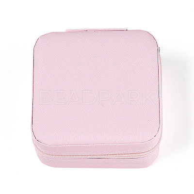 Square PU Leather Jewelry Set Box PAAG-PW0012-05B-1