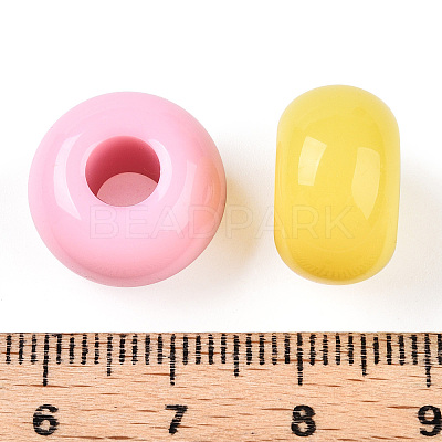 Opaque Acrylic Beads SACR-N018-04-1