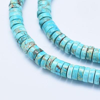Natural Imperial Jasper Beads Strands G-J377-6mm-01-1