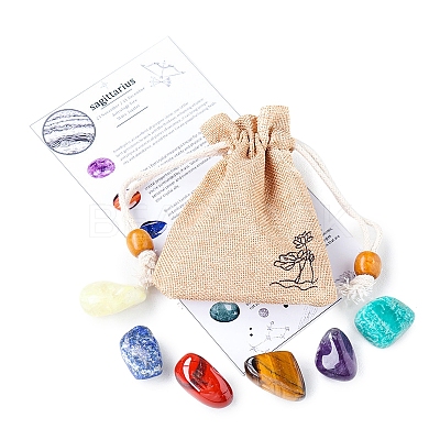 Twelve Constellations Birthday Gift Cloth Bag Set PW-WG9E386-06-1