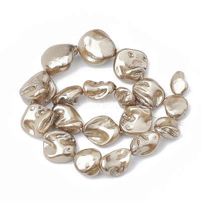 Shell Pearl Beads Strands BSHE-Q031-15-1