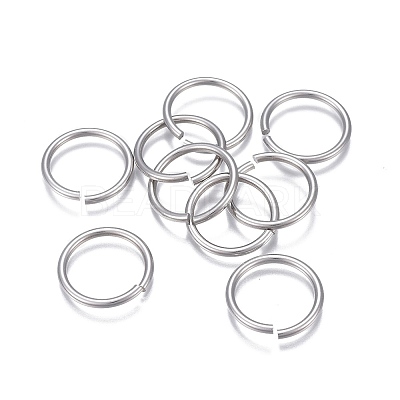 Tarnish Resistant 304 Stainless Steel Open Jump Rings STAS-P236-24P-1